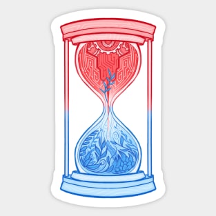 time war Sticker